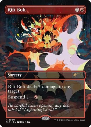 Rift Bolt (2050) (SLD-2050) [Secret Lair] Drop Series MTG Single Wizards of the Coast