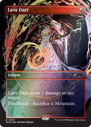 Lava Dart (Rainbow Foil) (SLD-2037) [Secret Lair] Drop Series MTG Single Wizards of the Coast