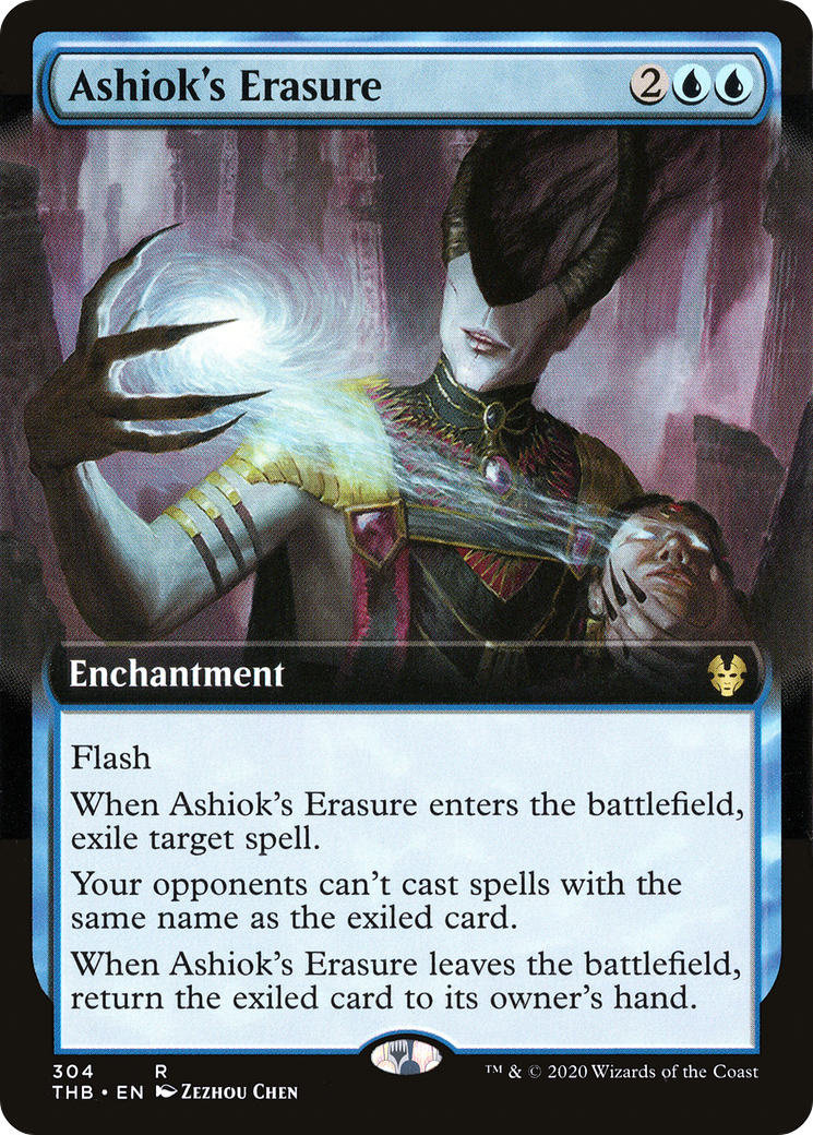 Ashiok's Erasure (THB-304) [Theros Beyond Death] (Extended Art) Foil MTG Single Wizards of the Coast