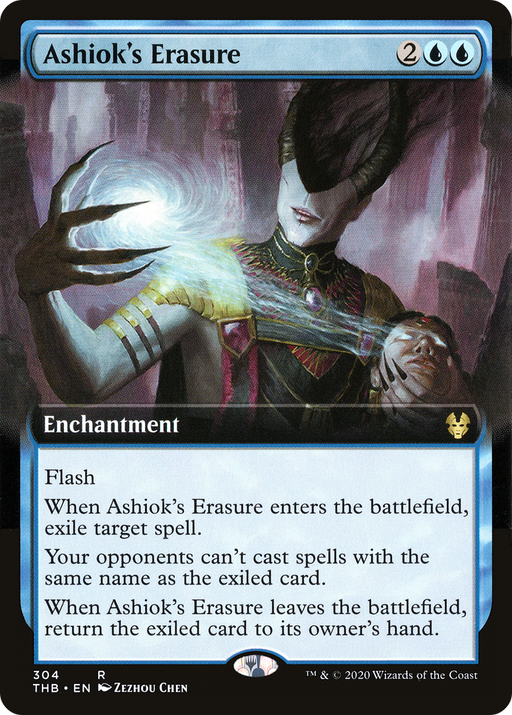 Ashiok's Erasure (THB-304) [Theros Beyond Death] (Extended Art) Foil MTG Single Wizards of the Coast