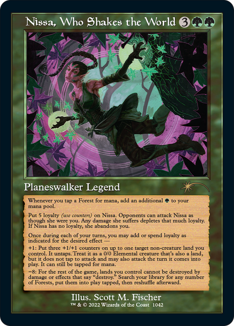 Nissa, Who Shakes the World (SLD-1042) [Secret Lair] Drop MTG Single Wizards of the Coast