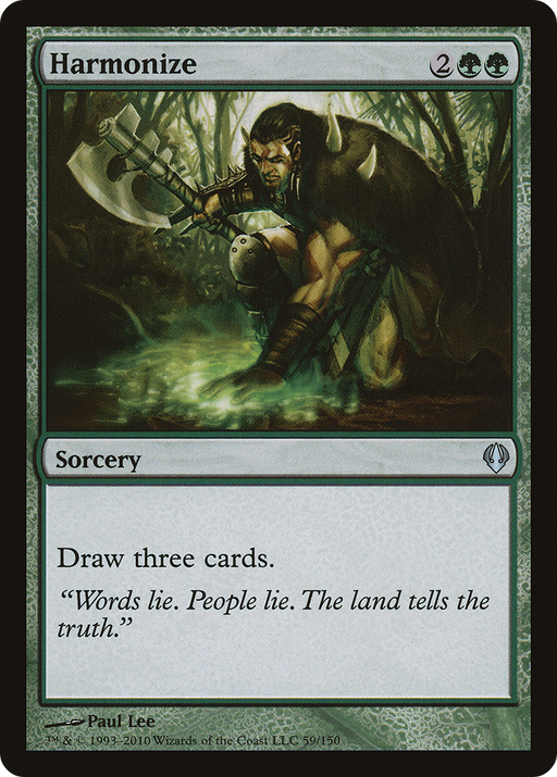Harmonize (ARC-059) [Misc] Archenemy MTG Single Wizards of the Coast