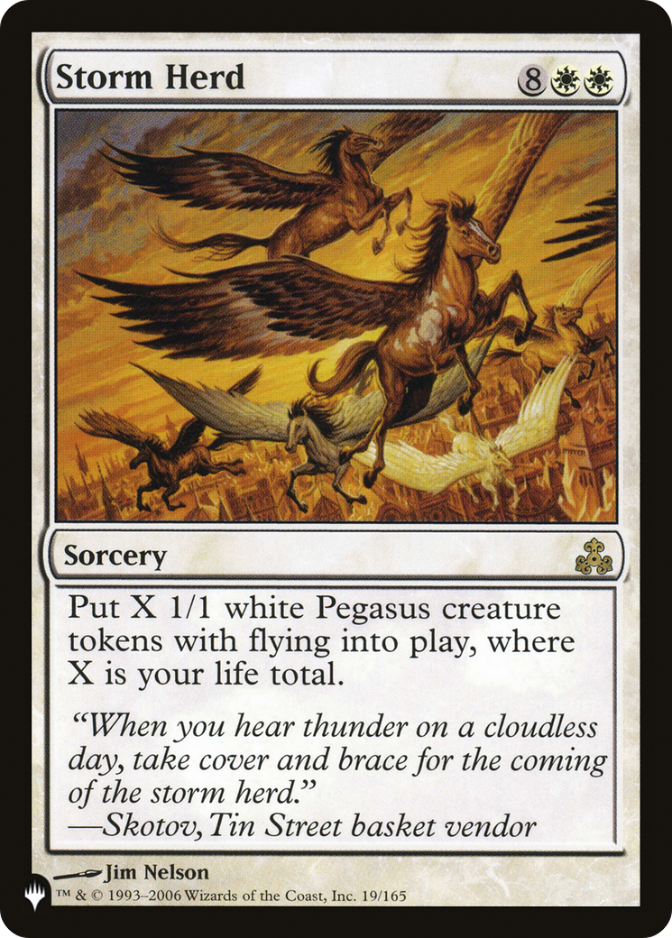 Storm Herd (LIST-GPT-19) [Mystery Booster] The List MTG Single Wizards of the Coast