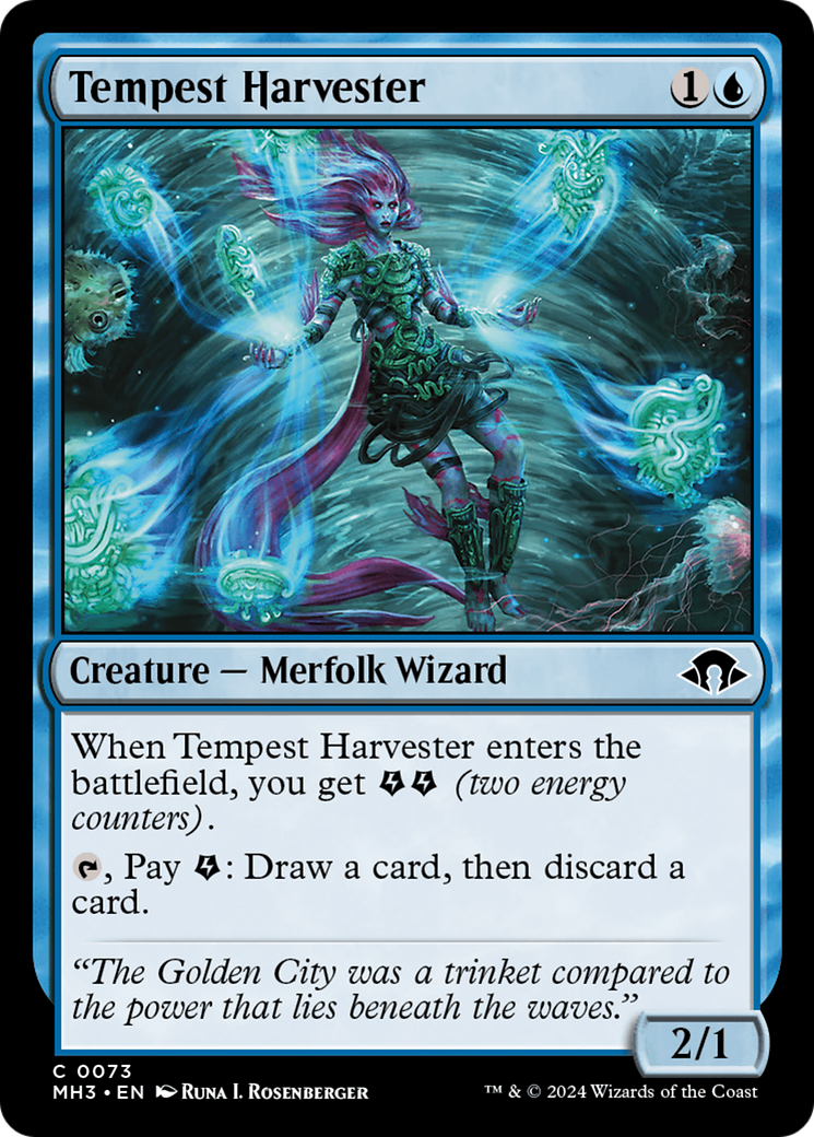Tempest Harvester (MH3-073) [Modern Horizons 3] MTG Single Modern Horizons 3