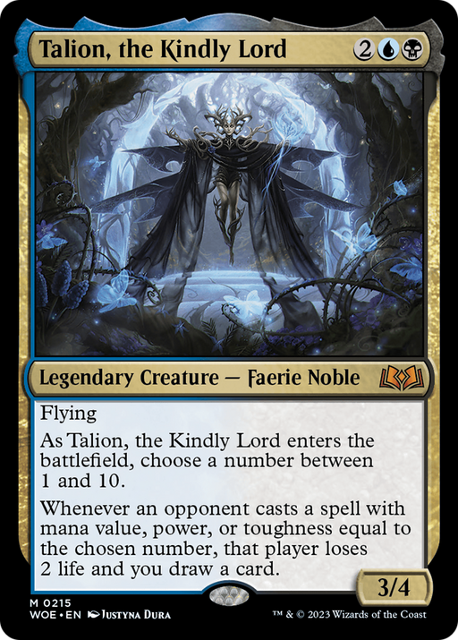 Talion, the Kindly Lord (WOE-215) [Wilds of Eldraine] MTG Single Wizards of the Coast