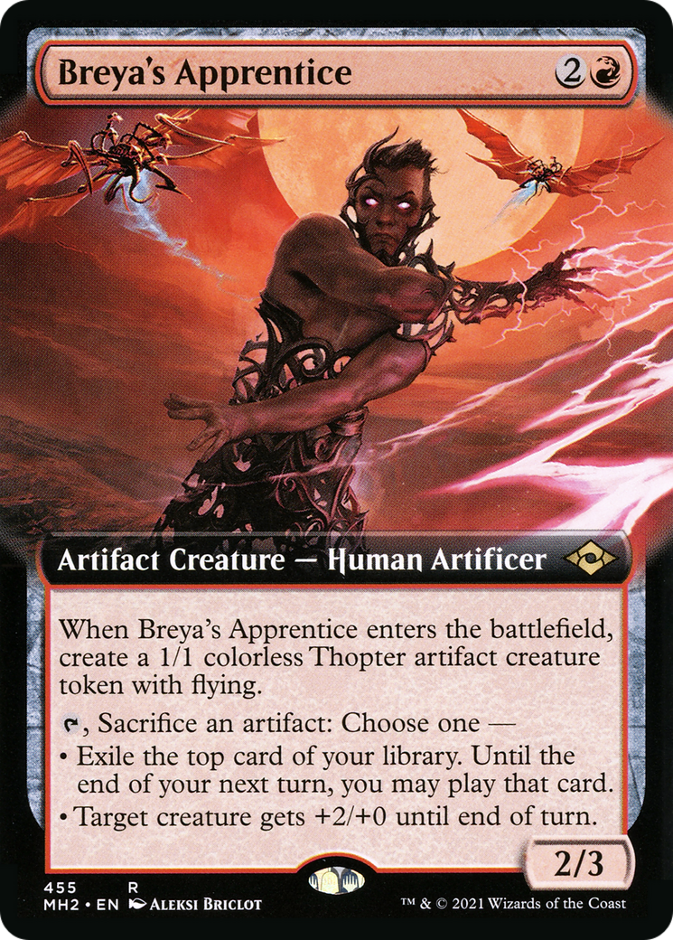 Breya's Apprentice (MH2-455) [Modern Horizons 2] (Extended Art) MTG Single Wizards of the Coast