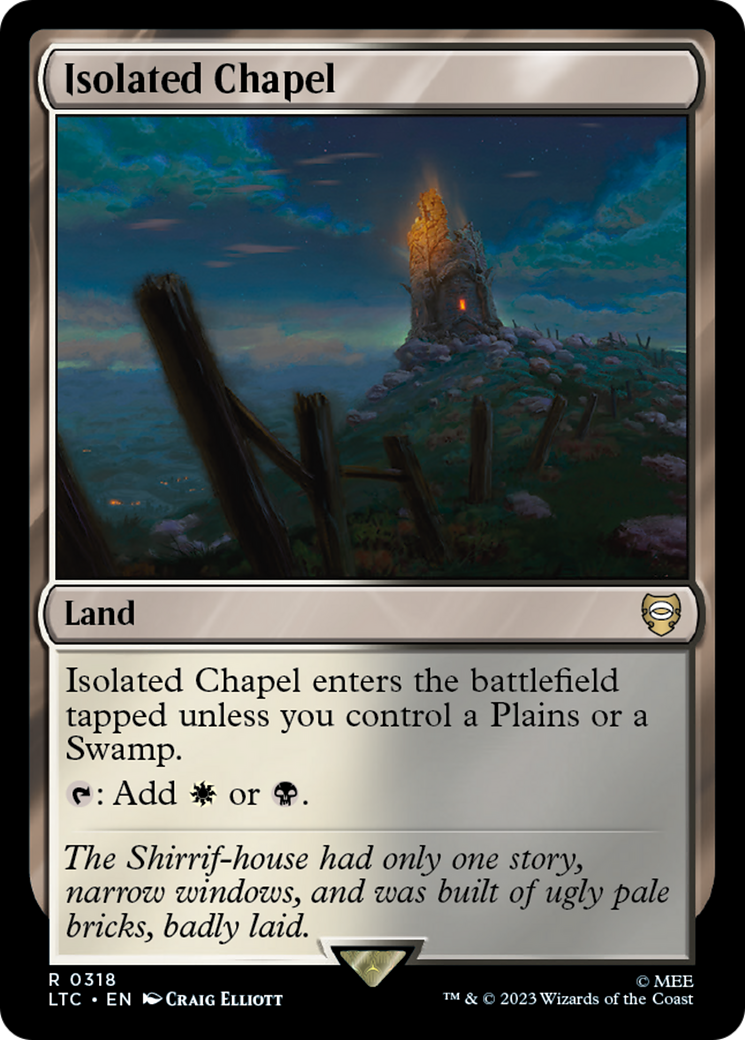 Isolated Chapel (LTC-318) [Tales of Middle-earth Commander] MTG Single Wizards of the Coast