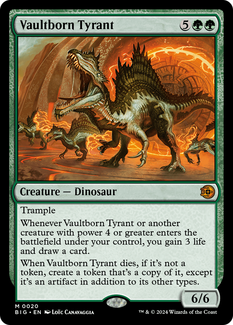 Vaultborn Tyrant (BIG-020) [The Big Score] MTG Single Wizards of the Coast