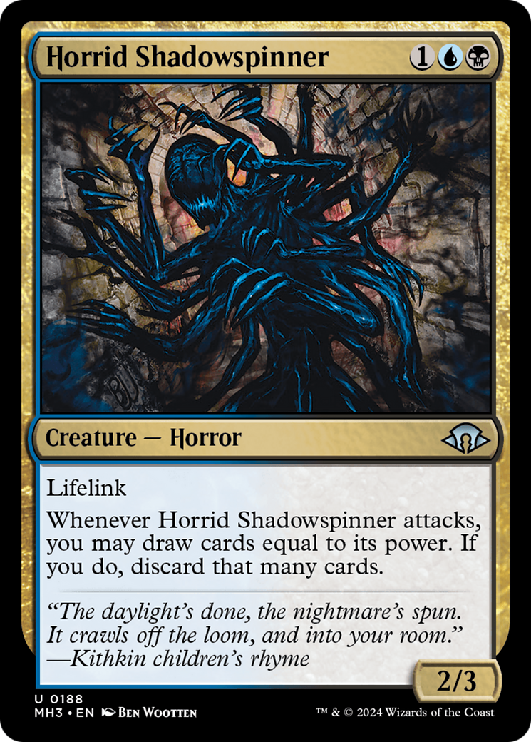 Horrid Shadowspinner (MH3-188) [Modern Horizons 3] MTG Single Wizards of the Coast