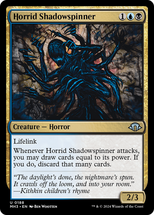 Horrid Shadowspinner (MH3-188) [Modern Horizons 3] Foil MTG Single Wizards of the Coast