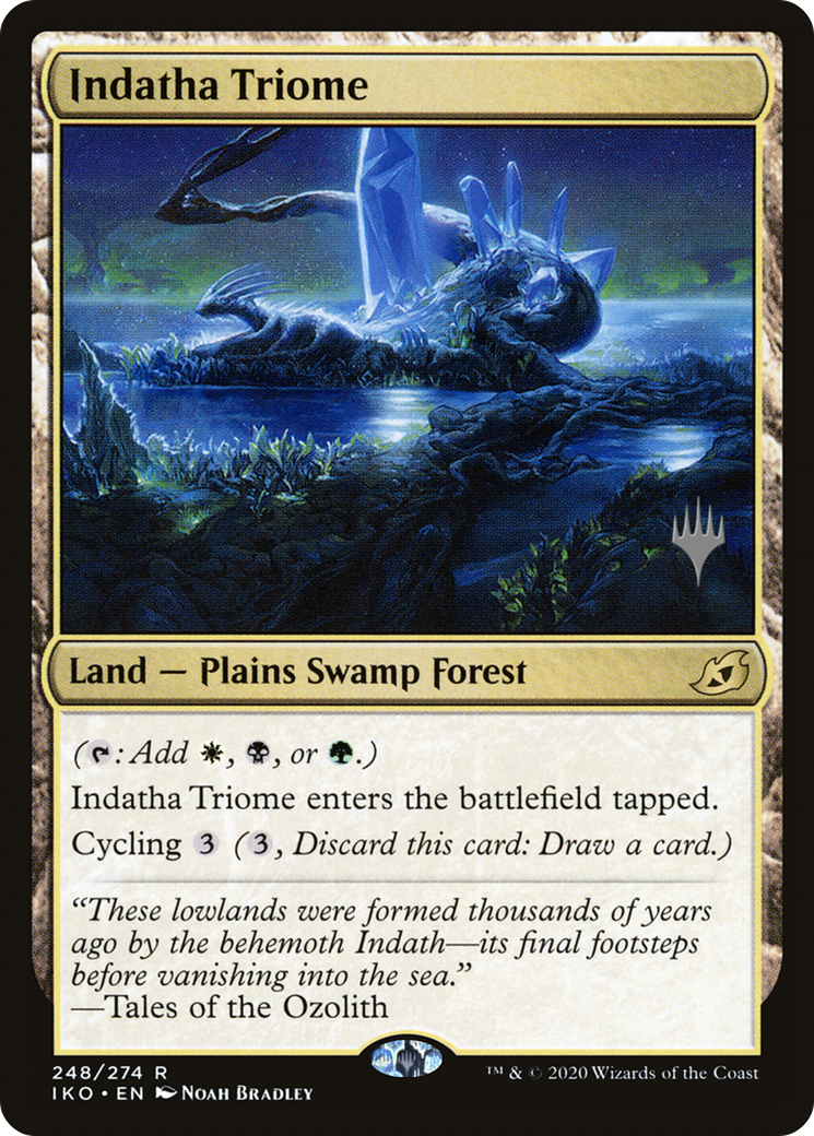 Indatha Triome (PPIKO-248) [Ikoria: Lair of Behemoths Promos] MTG Single Wizards of the Coast