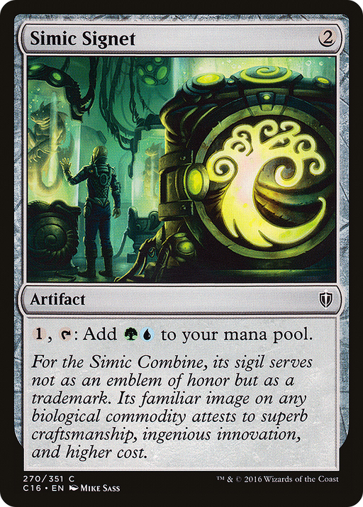 Simic Signet (C16-270) [Commander 2016] MTG Single Wizards of the Coast