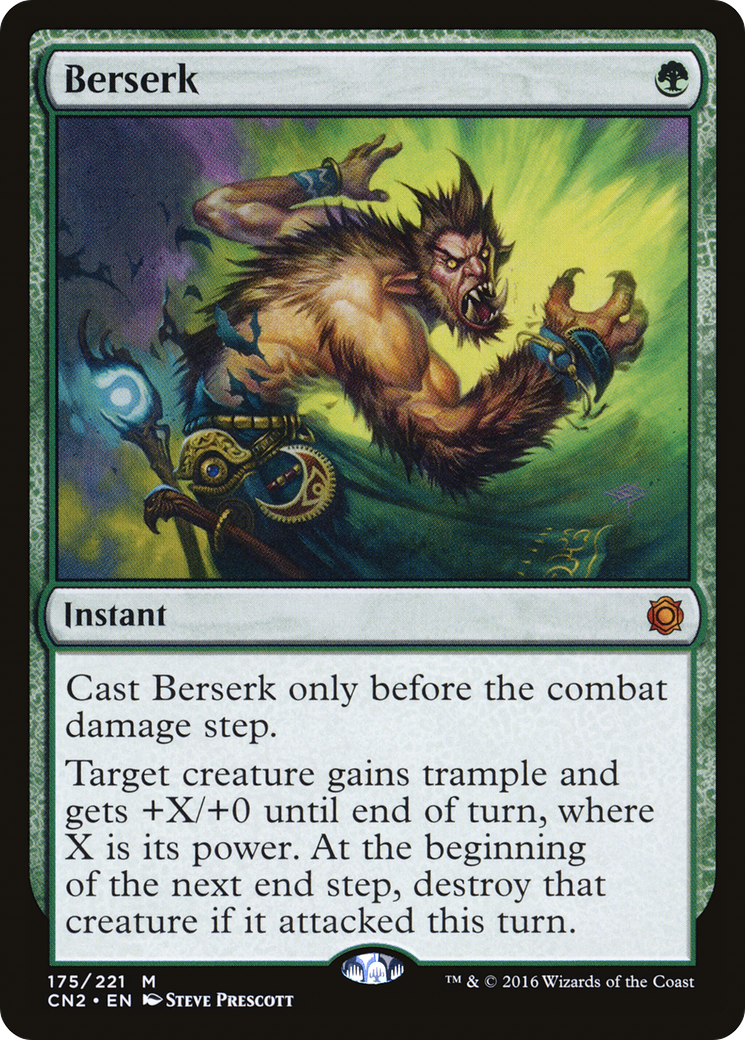 Berserk (CN2-175) [Conspiracy: Take the Crown] Foil MTG Single Wizards of the Coast