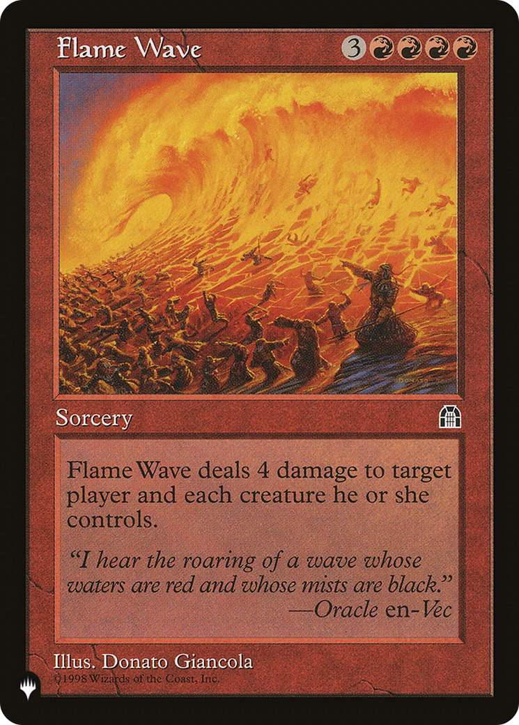Flame Wave (LIST-STH-81) [Mystery Booster] The List MTG Single Wizards of the Coast