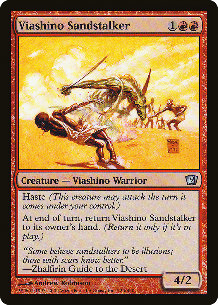 Viashino Sandstalker (9ED-225) [9th Edition] Foil MTG Single Wizards of the Coast