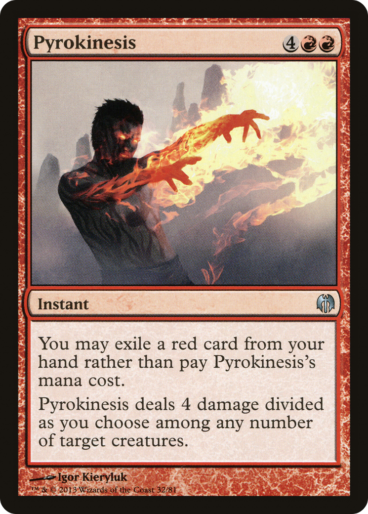 Pyrokinesis (DDL-032) [Misc] Duel Decks: Heroes vs. Monsters MTG Single Wizards of the Coast