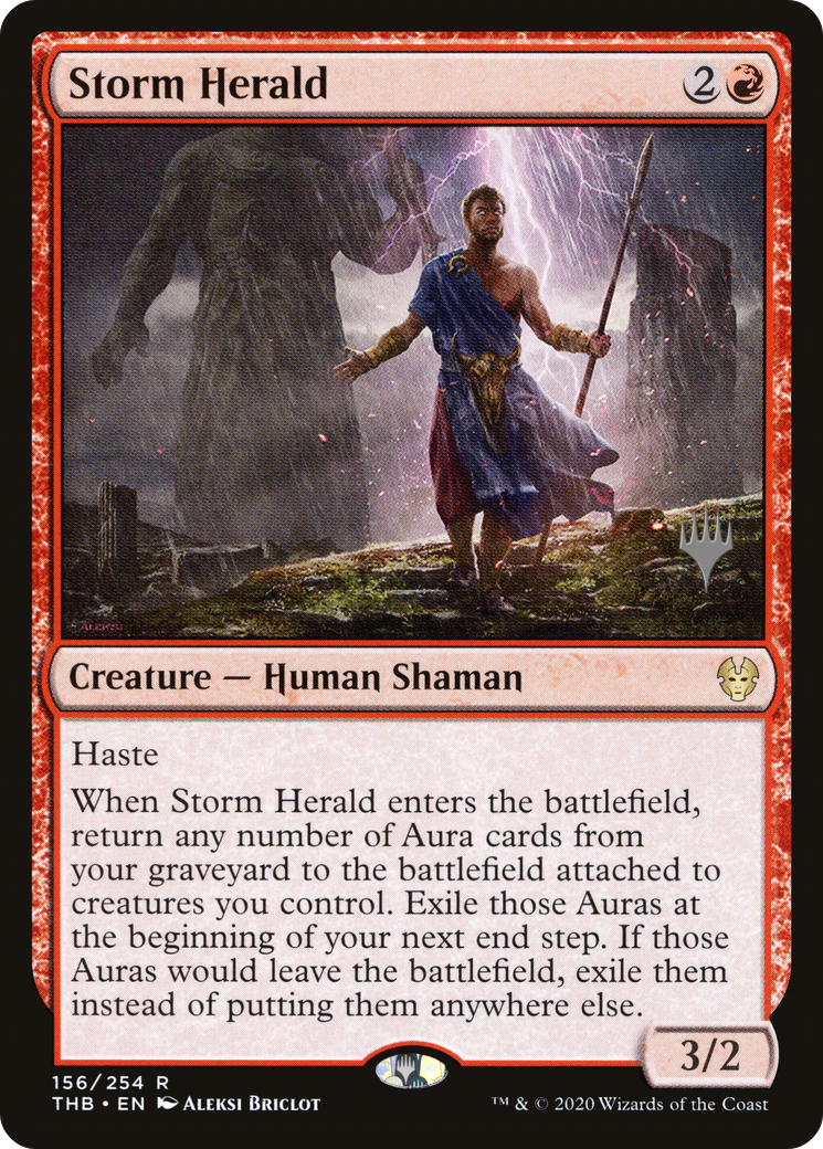 Storm Herald (PPTHB-156) [Theros Beyond Death Promos] MTG Single Wizards of the Coast