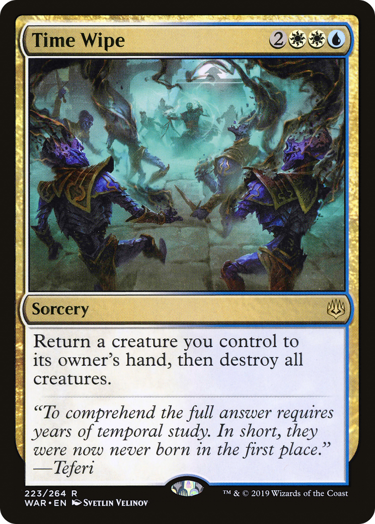 Time Wipe (WAR-223) [War of the Spark] MTG Single Wizards of the Coast