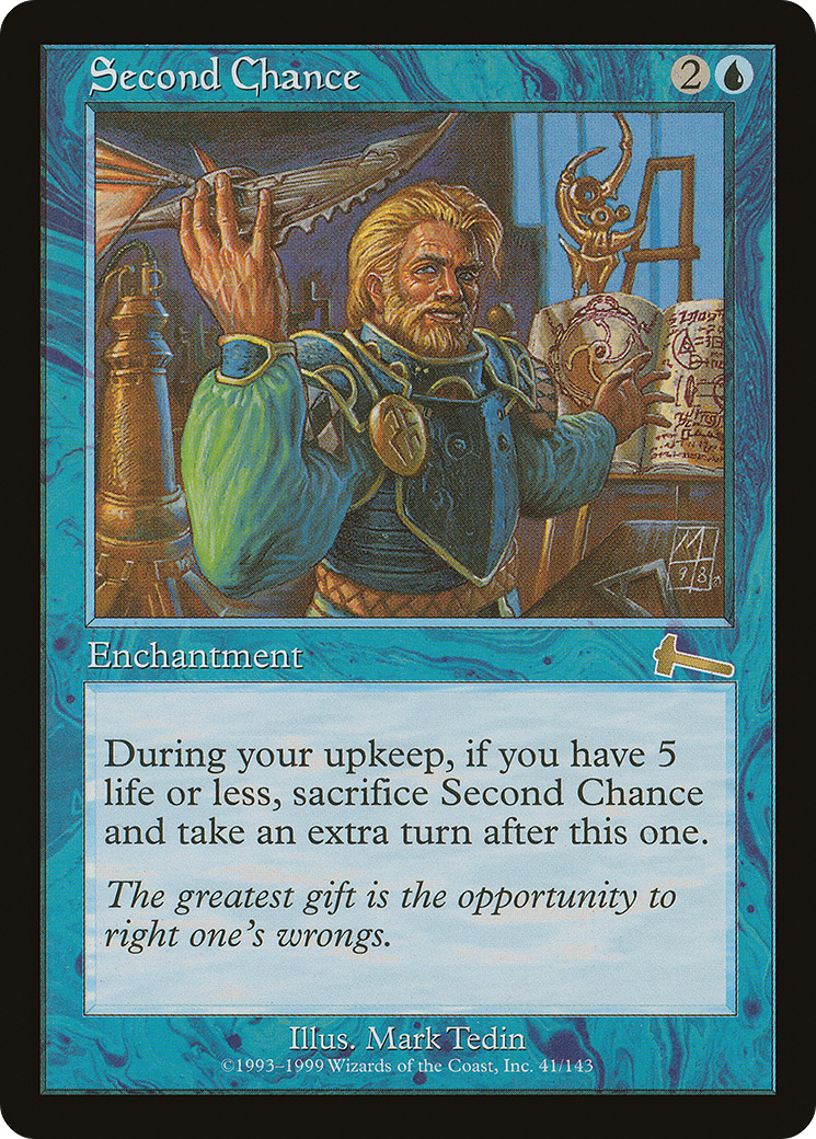 Second Chance (ULG-041) [Urza's Legacy] MTG Single Wizards of the Coast