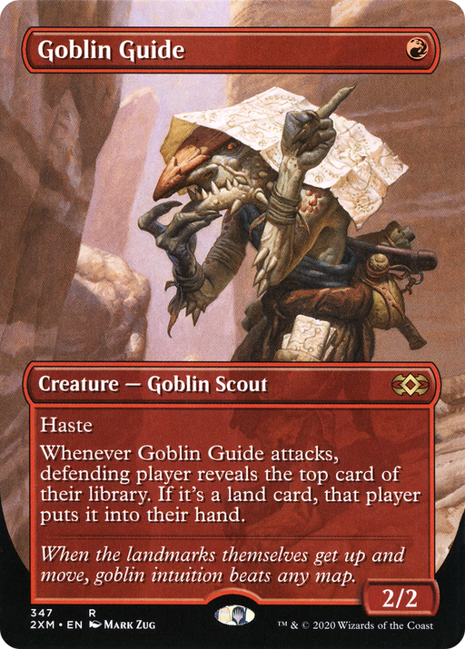 Goblin Guide (2XM-347) [Double Masters] (Borderless) Foil MTG Single Wizards of the Coast