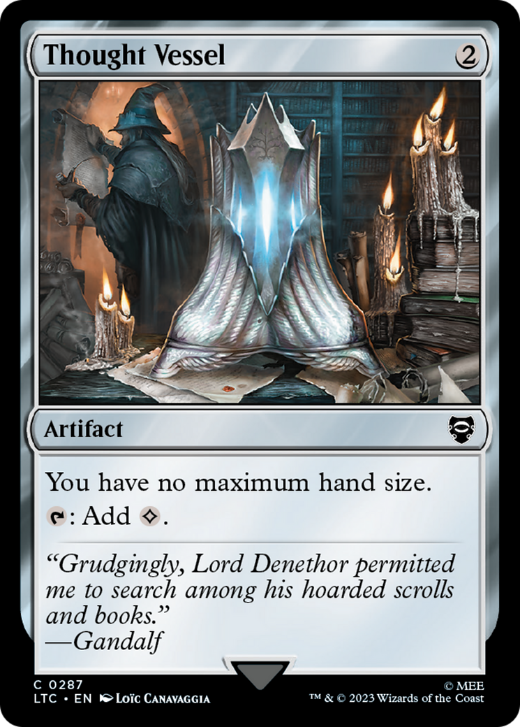 Thought Vessel (LTC-287) [Tales of Middle-earth Commander] MTG Single Wizards of the Coast