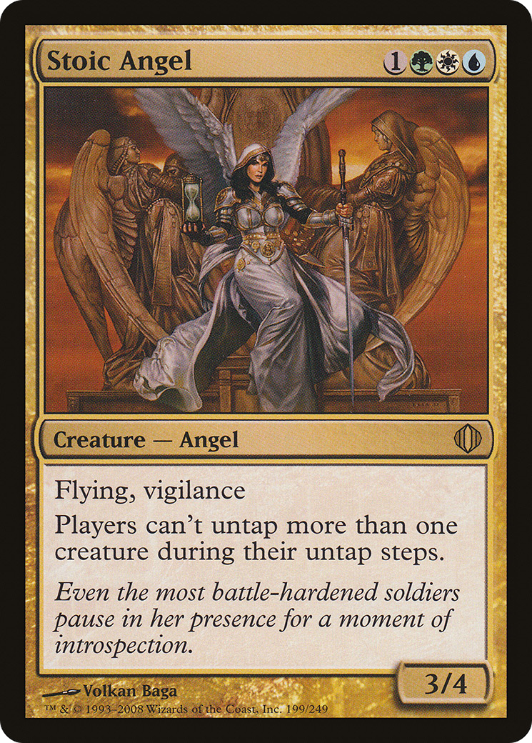 Stoic Angel (ALA-199) [Shards of Alara] Foil MTG Single Wizards of the Coast