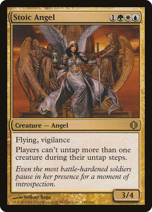 Stoic Angel (ALA-199) [Shards of Alara] Foil MTG Single Wizards of the Coast