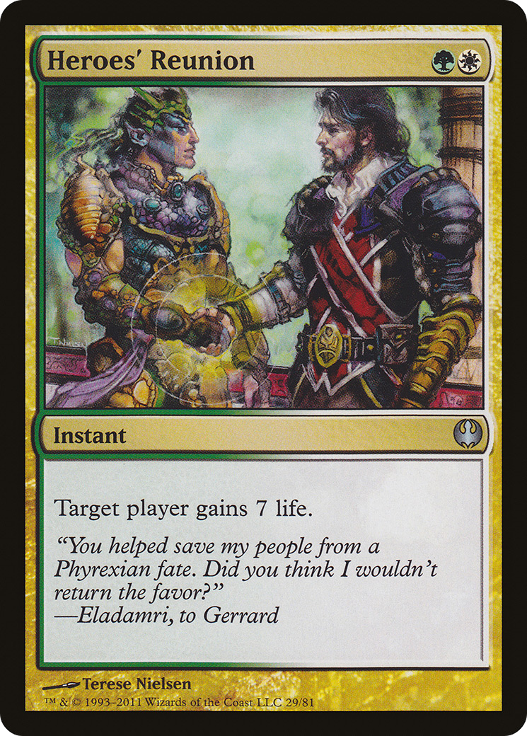 Heroes' Reunion (DDG-029) [Misc] Duel Decks: Knights vs. Dragons MTG Single Wizards of the Coast