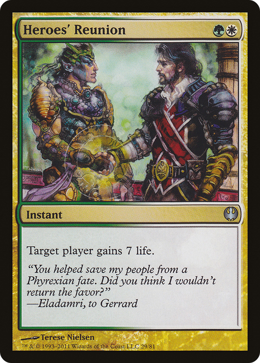Heroes' Reunion (DDG-029) [Misc] Duel Decks: Knights vs. Dragons MTG Single Wizards of the Coast