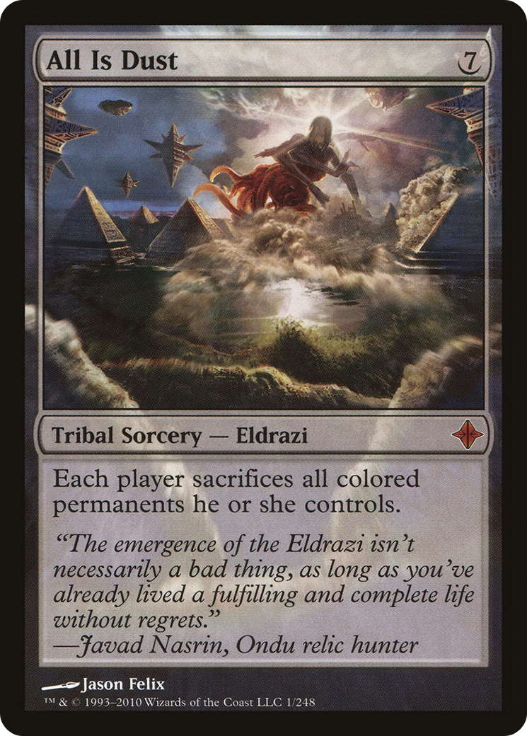 All Is Dust (ROE-001) [Rise of the Eldrazi] Foil MTG Single Wizards of the Coast