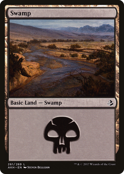 Swamp (261) (AKH-261) [Amonkhet] MTG Single Wizards of the Coast