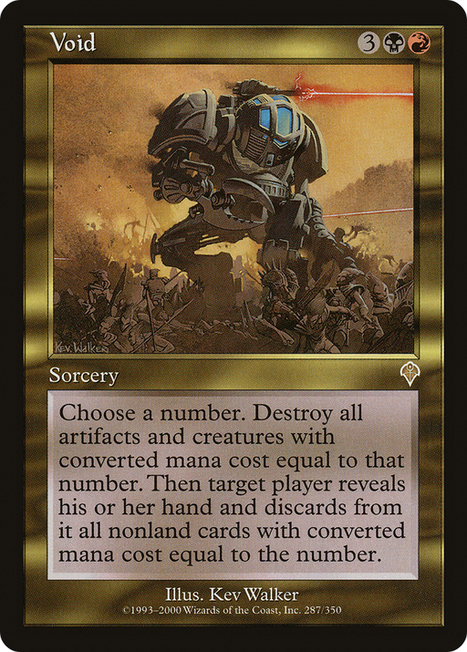 Void (INV-287) [Invasion] Foil MTG Single Wizards of the Coast