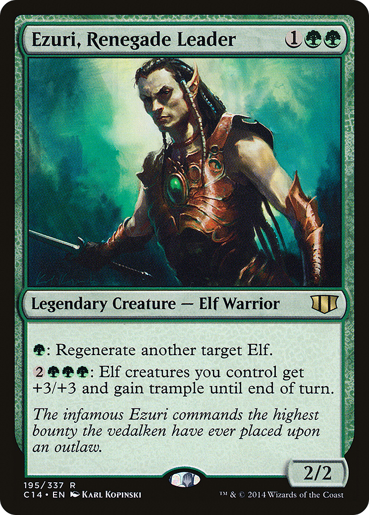 Ezuri, Renegade Leader (C14-195) [Commander 2014] MTG Single Wizards of the Coast