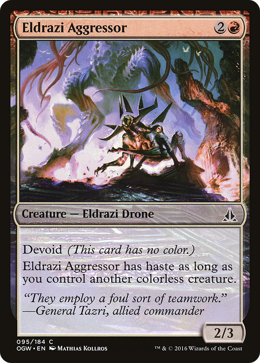Eldrazi Aggressor (OGW-095) [Oath of the Gatewatch] MTG Single Wizards of the Coast