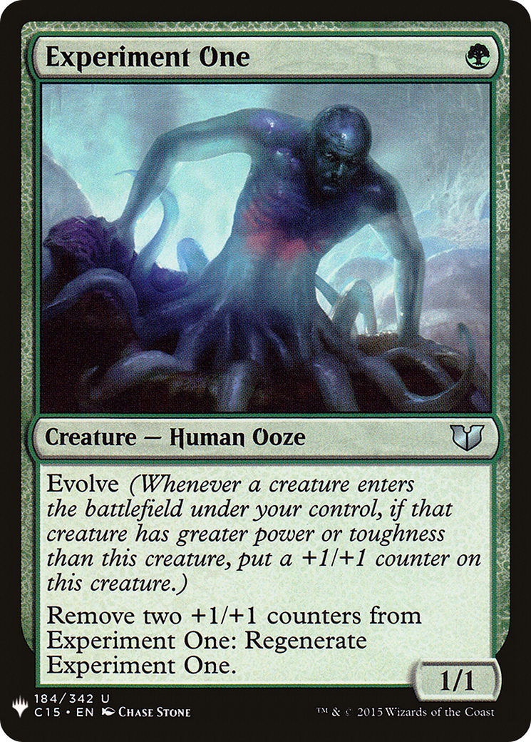 Experiment One (LIST-C15-184) [Mystery Booster] The List MTG Single Wizards of the Coast