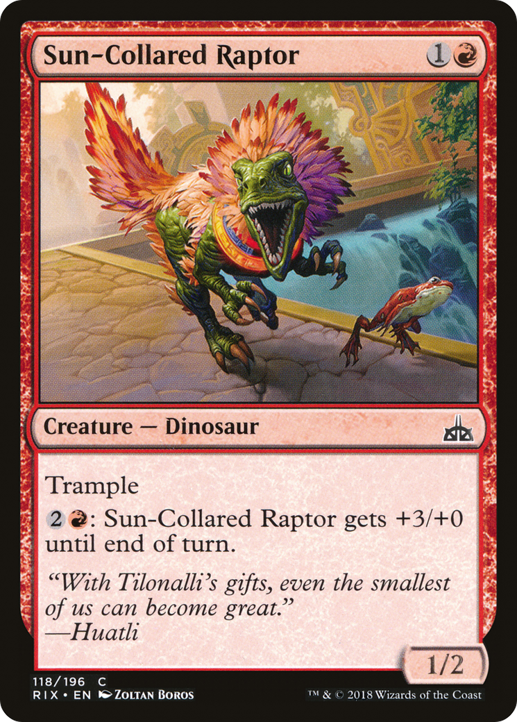 Sun-Collared Raptor (RIX-118) [Rivals of Ixalan] MTG Single Wizards of the Coast