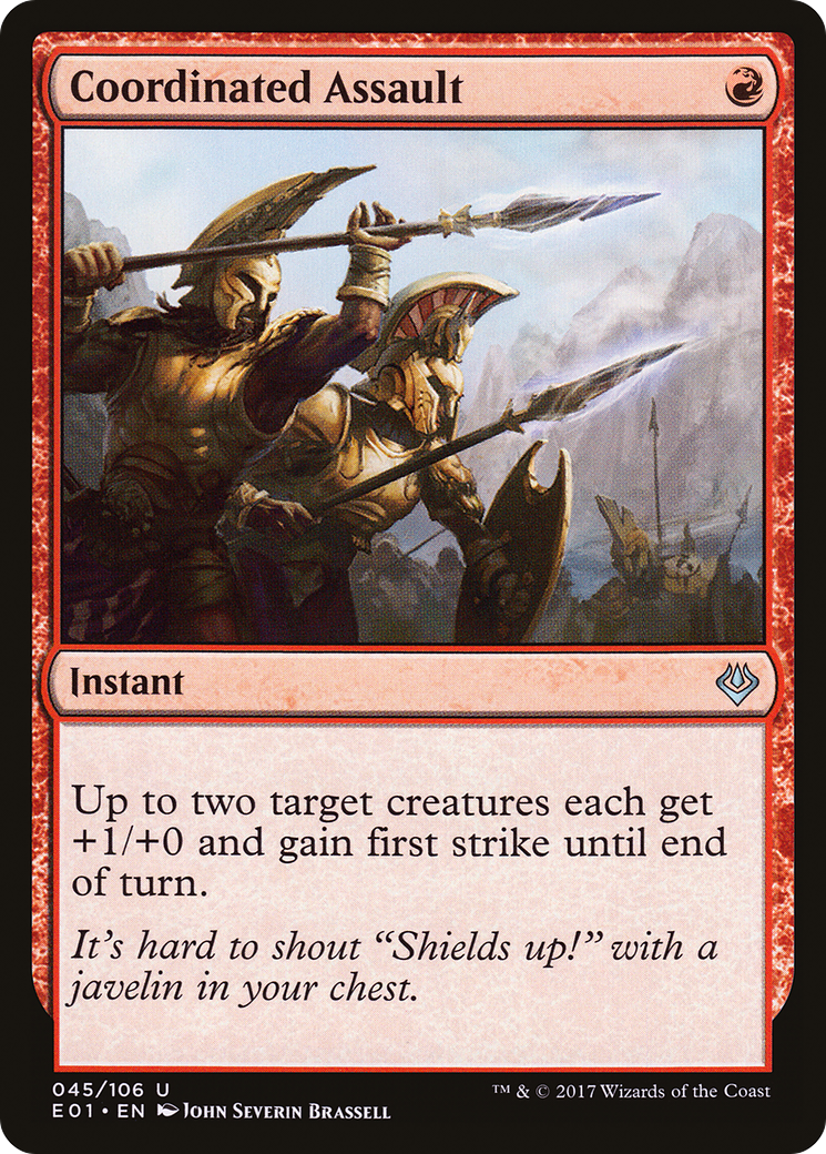 Coordinated Assault (AC2-045) [Misc] Archenemy: Nicol Bolas MTG Single Wizards of the Coast