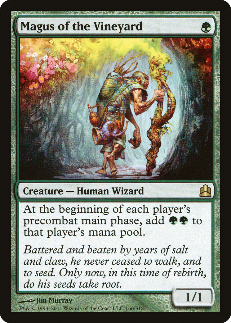 Magus of the Vineyard (CMD-166) [Commander 2011] MTG Single Wizards of the Coast