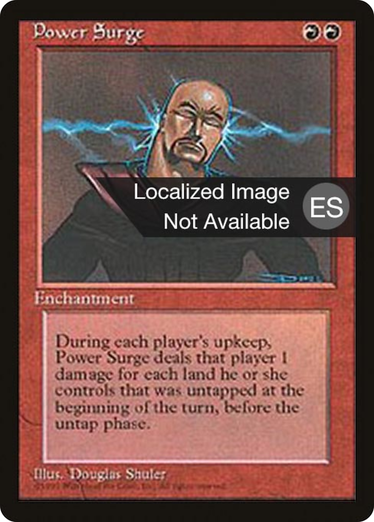 Power Surge (4BB-216) [Fourth Edition Foreign Black Border] MTG Single Wizards of the Coast