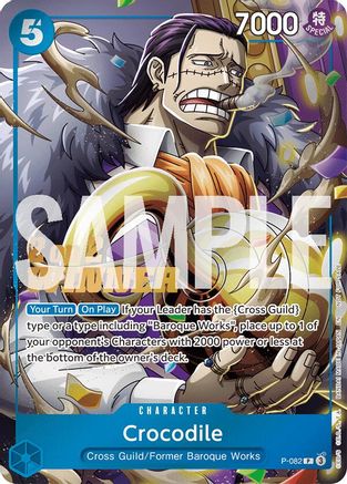 Crocodile (Store 2-on-2 Battle 2025 Winner) (P-082) [One Piece Promotion Cards] Foil One Piece Single Bandai