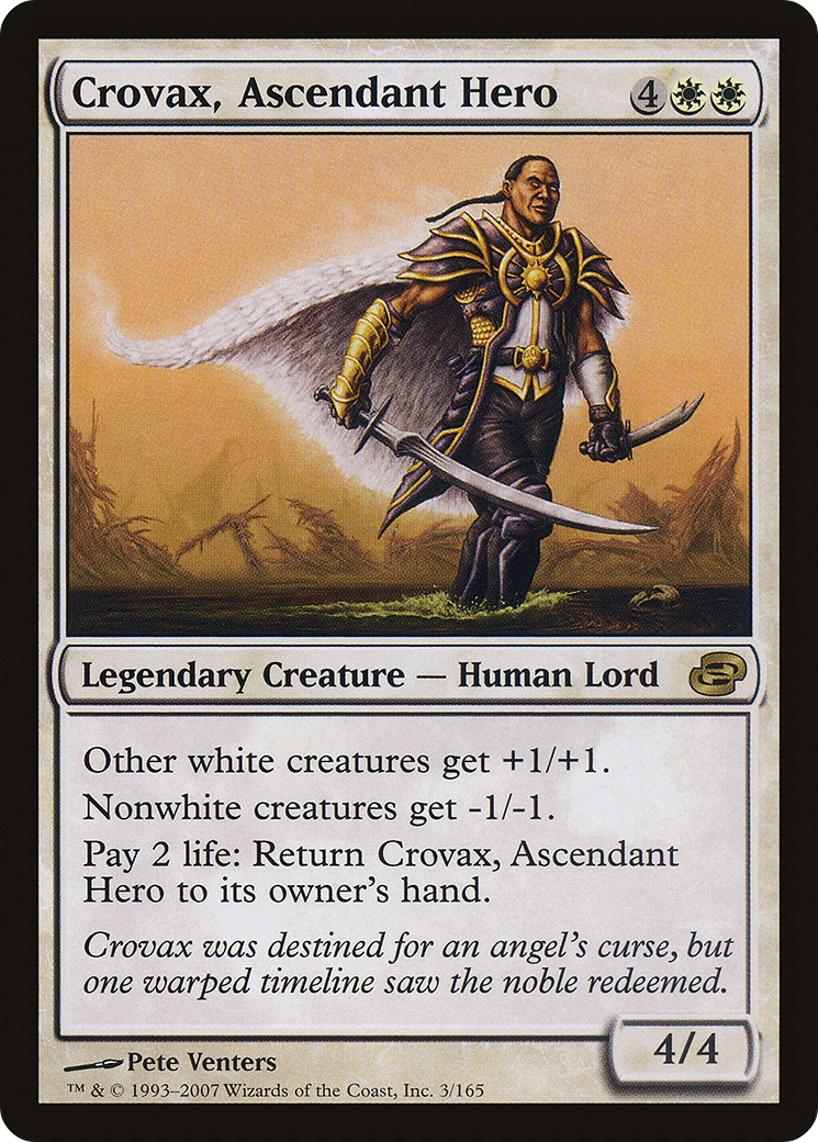 Crovax, Ascendant Hero [Planar Chaos] MTG Single Magic: The Gathering