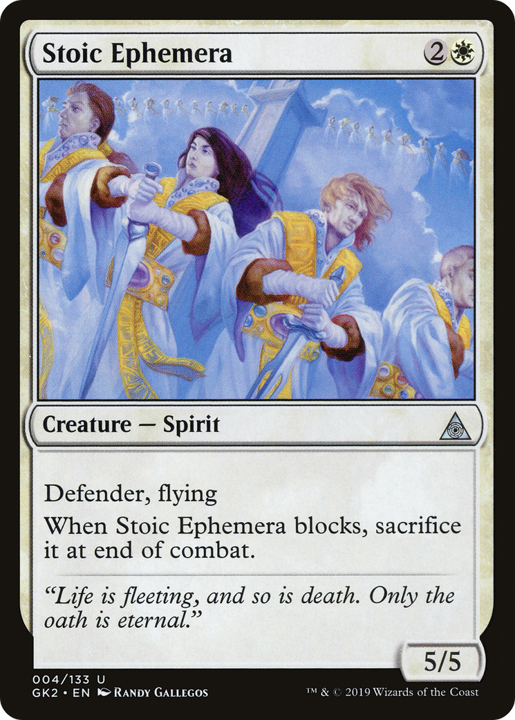 Stoic Ephemera (GK2-004) [Misc] RNA Guild Kit MTG Single Wizards of the Coast