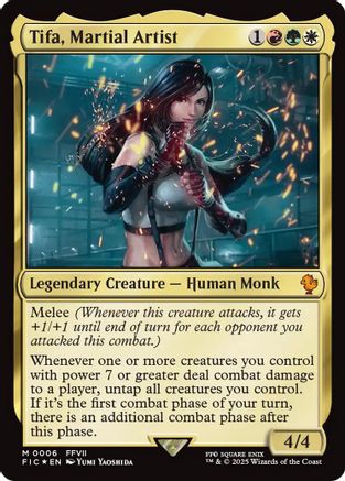 Tifa, Martial Artist (FIC-006) [Commander: FINAL FANTASY] Foil MTG Single Wizards of the Coast
