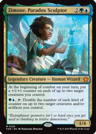 Zimone, Paradox Sculptor (PPTDM-126) [Promo Pack: Tarkir: Dragonstorm] MTG Single Wizards of the Coast