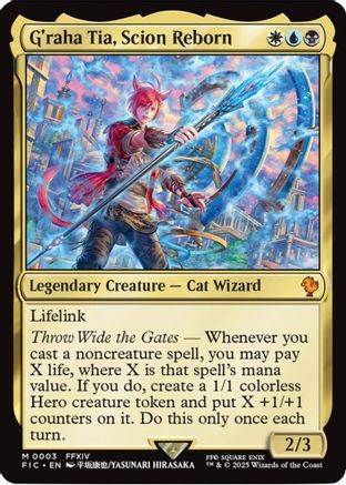 G'raha Tia, Scion Reborn (FIC-003) [Commander: FINAL FANTASY] Foil MTG Single Wizards of the Coast