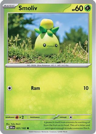 Smoliv (21) [SV: Destined Rivals] Pokemon Single Pokémon