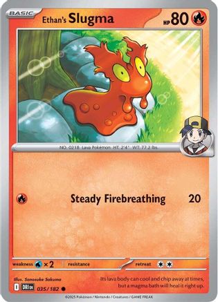 Ethan's Slugma (35) [SV: Destined Rivals] Pokemon Single Pokémon