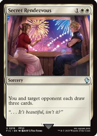 Secret Rendezvous (0218) (FIC-218) [Commander: FINAL FANTASY] MTG Single Wizards of the Coast