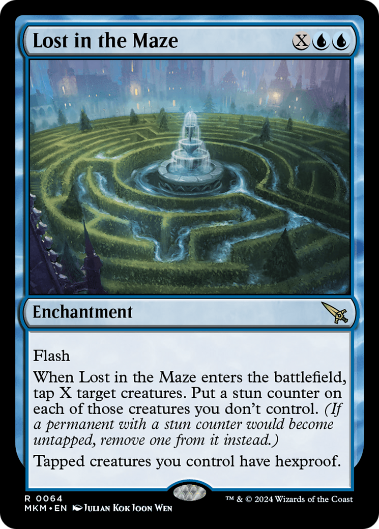 Lost in the Maze (MKM-064) [Murders at Karlov Manor] MTG Single Murders at Karlov Manor
