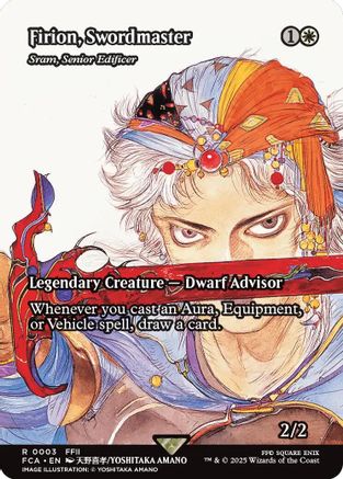Firion, Swordmaster - Sram, Senior Edificer (FCA-003) [FINAL FANTASY: Through the Ages] Foil MTG Single Wizards of the Coast